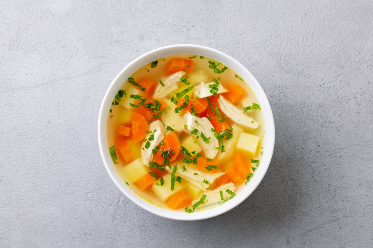 Hühnersuppe gegen Erkältung