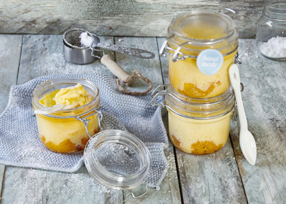 Käsekuchen im Glas