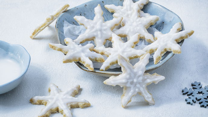 Mürbeteigplätzchen: Rezept für Kardamom-Schneeflocken