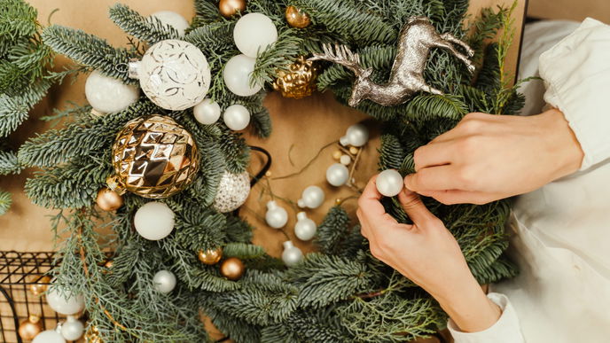 Türkranz selber machen: Schönes DIY für Weihnachten