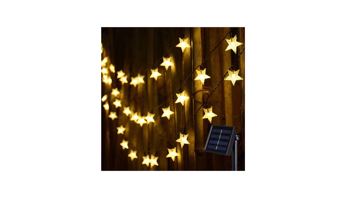 Lichterketten mit Sterne