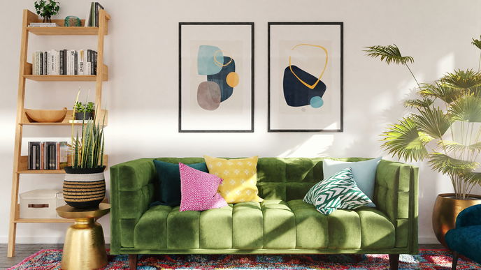 4 einfache Tricks für ein stylishes Wohnzimmer-Upgrade