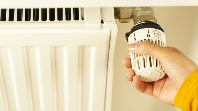Achtung: Stellen Sie die Heizung nicht über 20 Grad