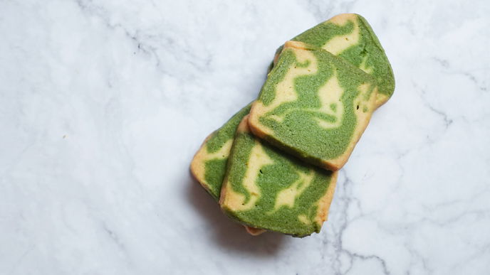 Matcha-Kekse mit weißer Schokolade - Rezept und Anleitung