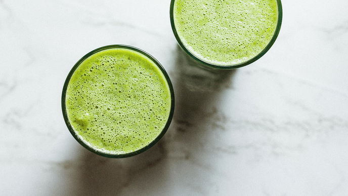 Matcha Shake mit Mandelmilch - das Rezept
