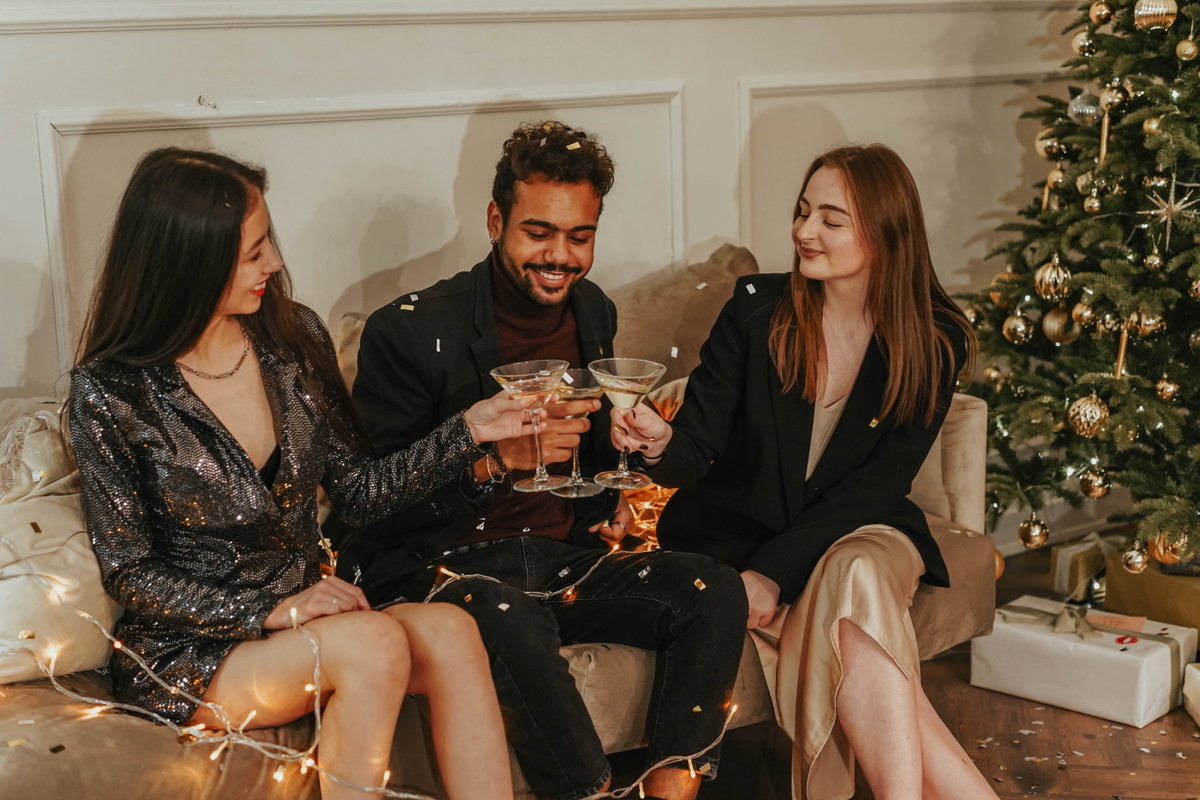 Wir lieben es, uns an Silvester schick zu machen!