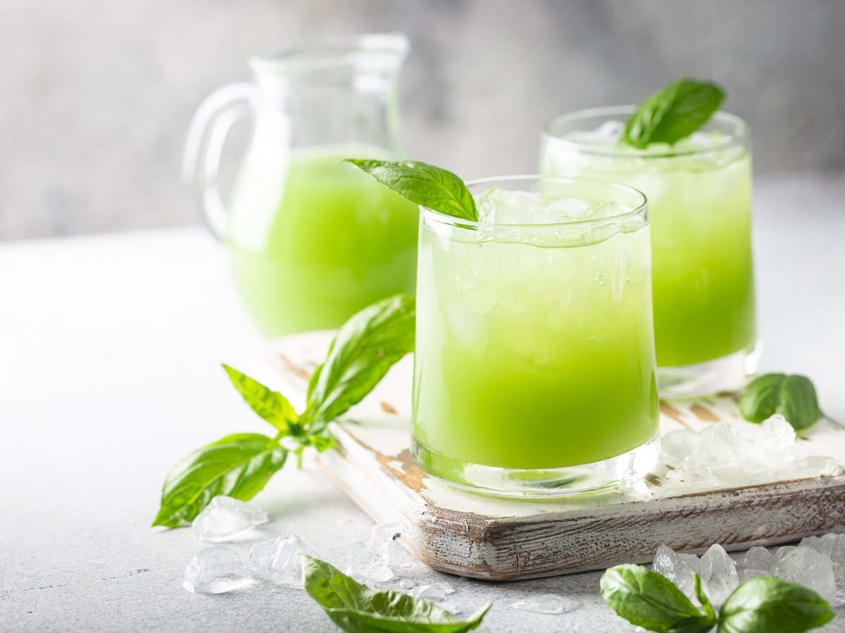 Basilikum Limonade