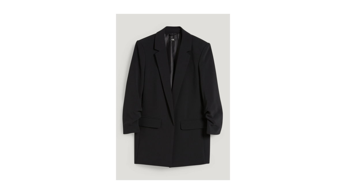 Schwarzer Blazer