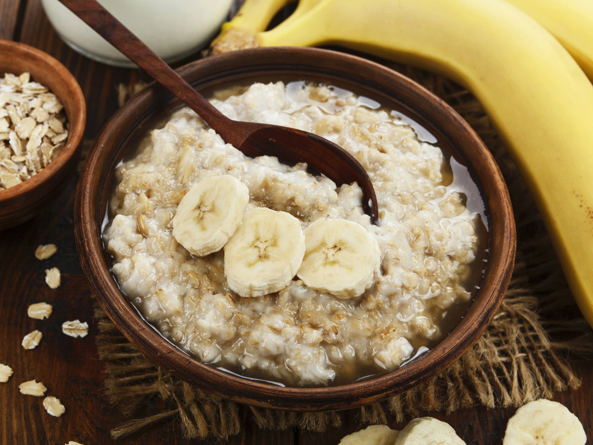Porridge mit Banane