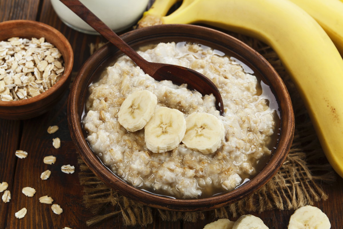 Porridge mit Banane