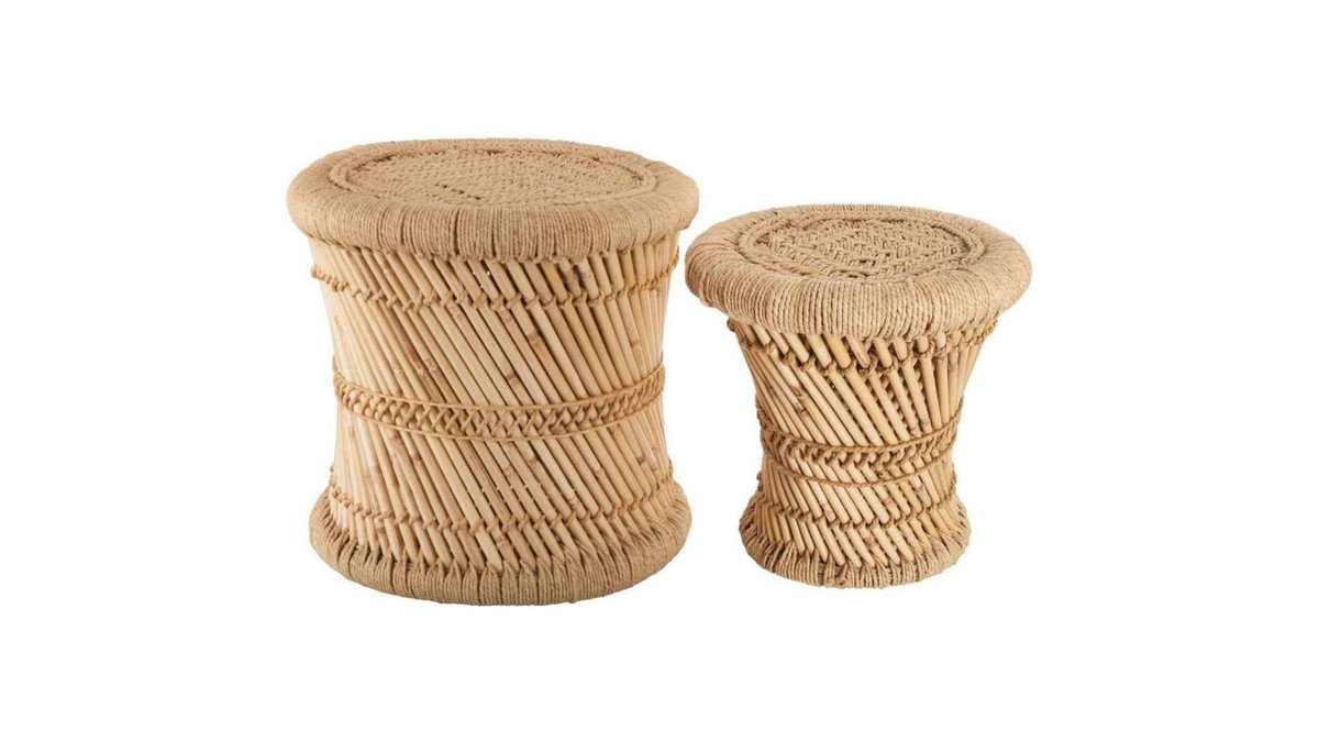 Tische aus Rattan