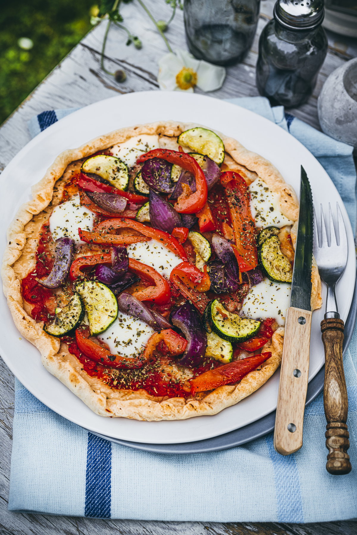 Pizza vom Grill