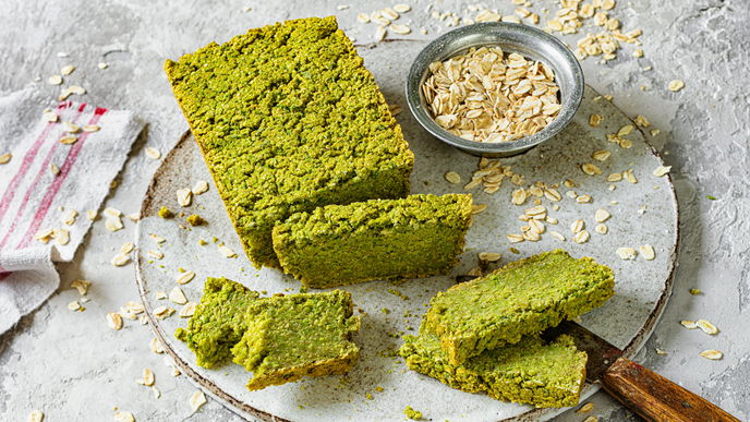 Haferflocken-Erbsenbrot ohne Mehl: Gesundes Abnehm-Rezept
