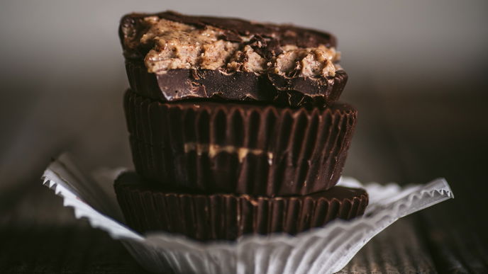 Zuckerfreie Reeses: Gesunde Peanutbutter Cups