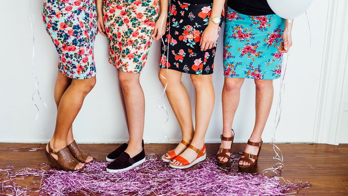 Modische und bequeme Schuhe für den Shoppingbummel durch die Innenstadt
