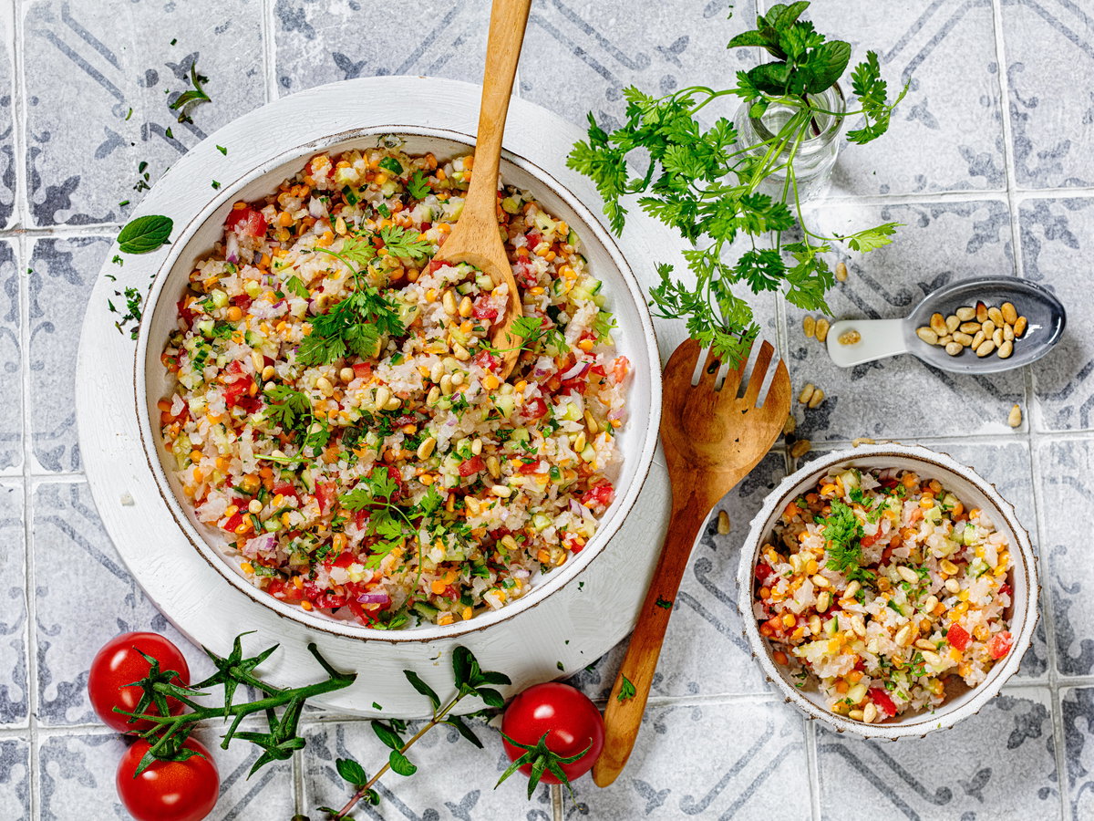 Blumenkohl Tabouleh