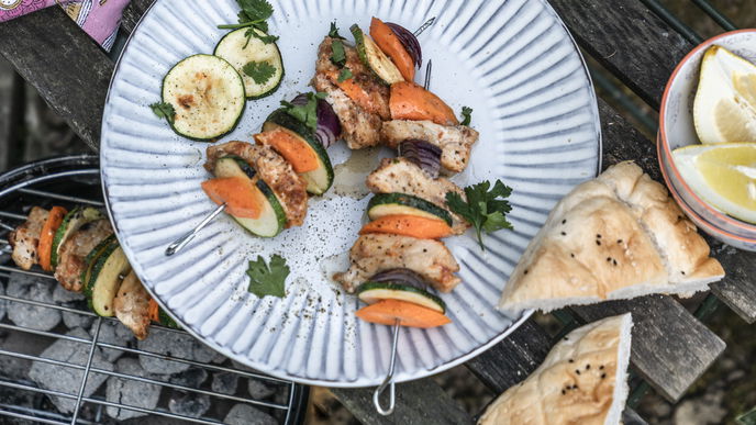 Rotbarsch grillen: Rezept für Marokkanische Fischspieße