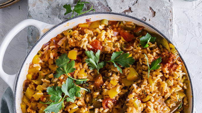 Das One-Pot-Reis Rezept ist im Handumdrehen gekocht