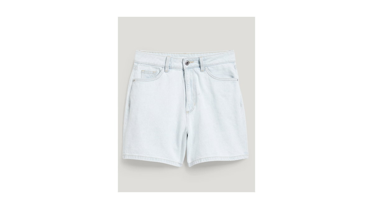 High Waist Jeansshorts