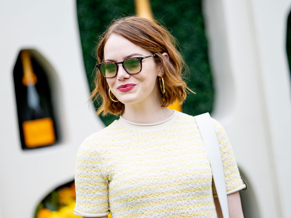 Der "Asymmetric Bob" von Emma Stone ist DER Trend-Haarschnitt im Herbst