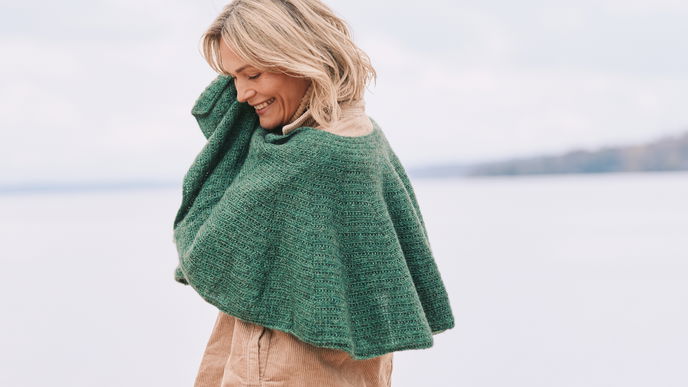 Stola-Tuch von Lana Grossa stricken: Kostenlose Anleitung