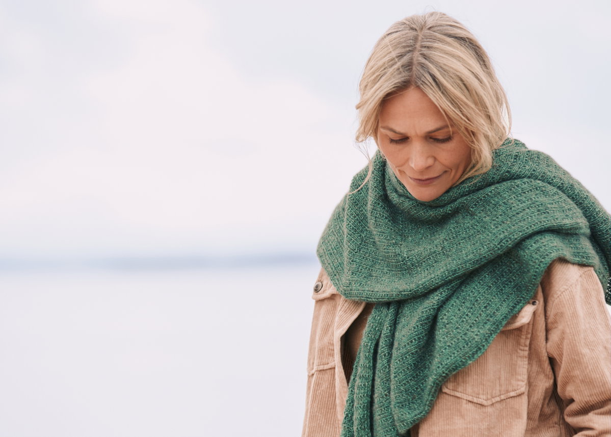 Stola zum Selberstricken von Lana Grossa