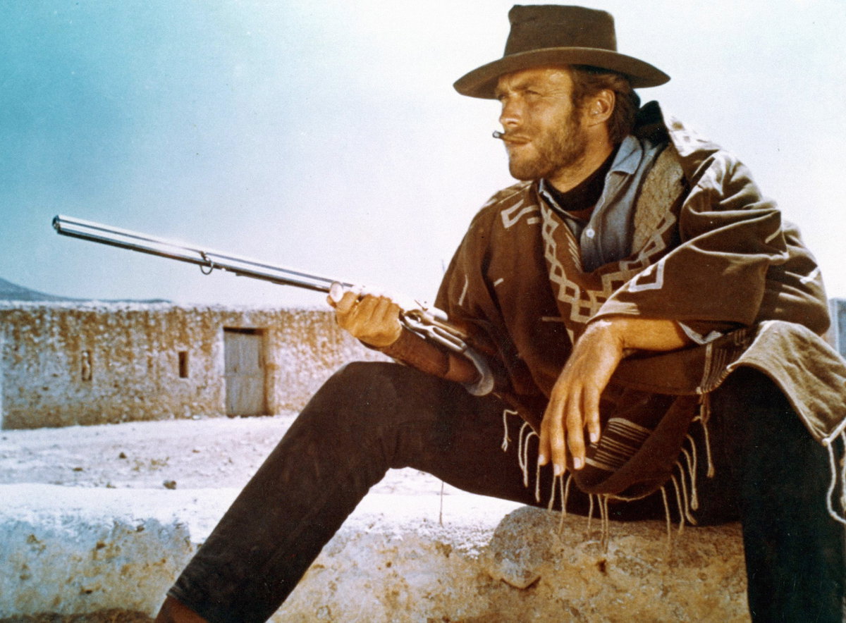 Der junge Clint Eastwood im Film "Für eine Handvoll Dollar"