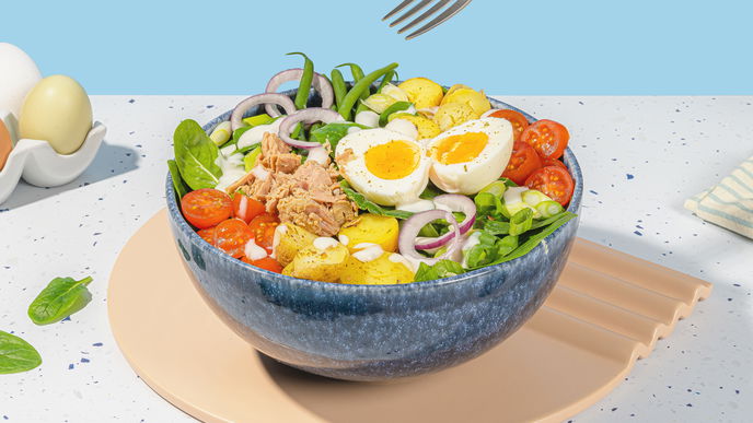 Rezept für klassischen Nizza-Salat 