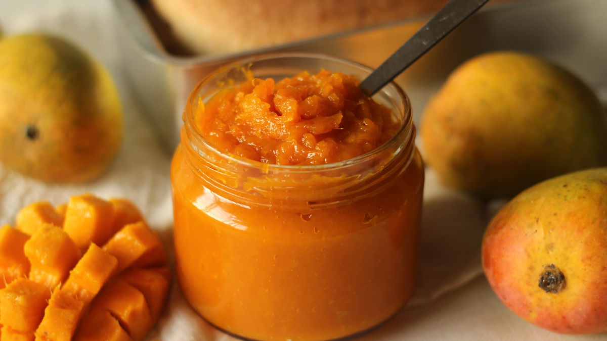 Rezept für zuckerreduzierte Apfel-Mango Marmelade