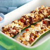 Gefüllte Zucchini mit Hackfleisch und Feta