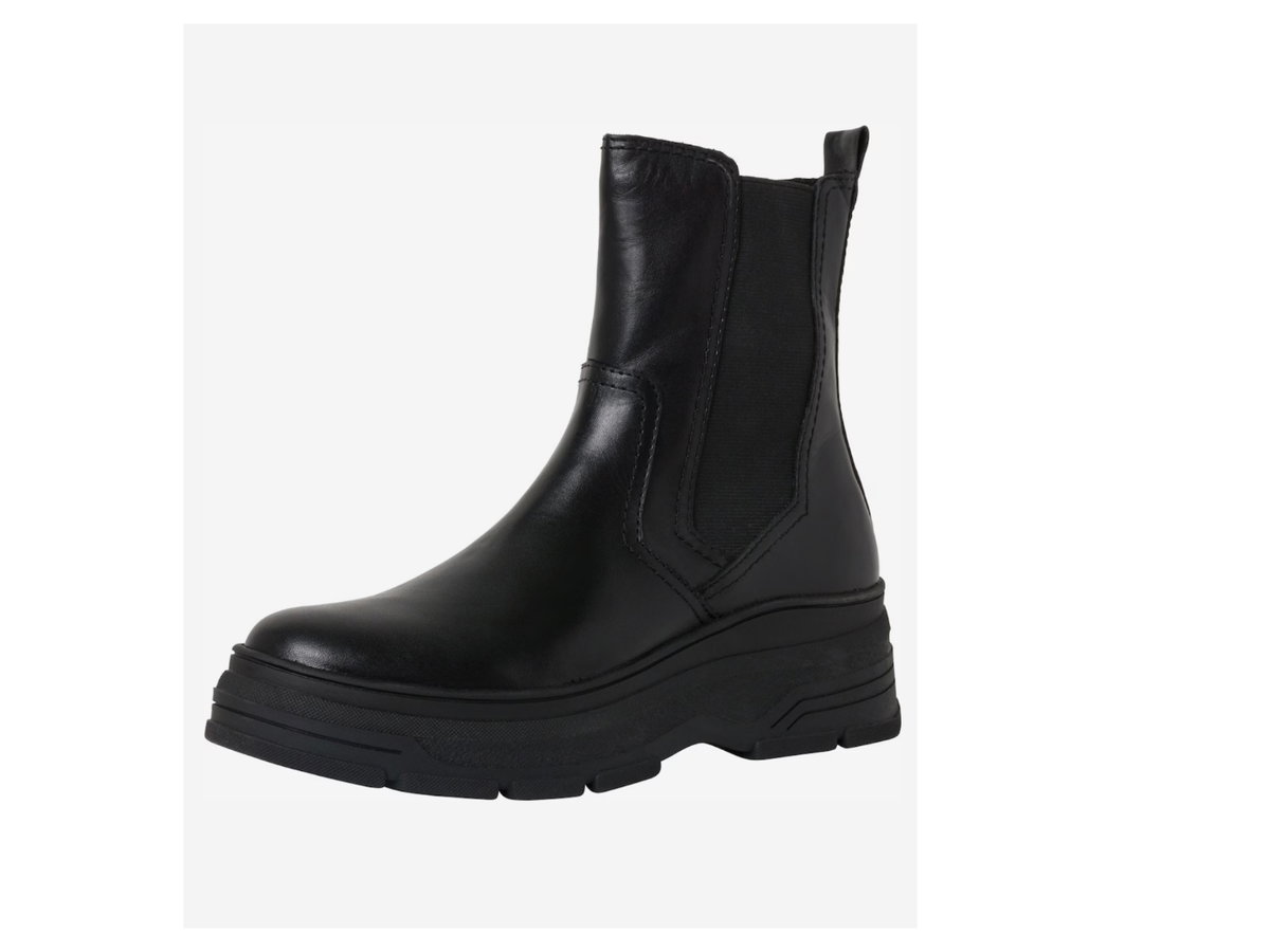 Chelsea-Boots mit Plateau