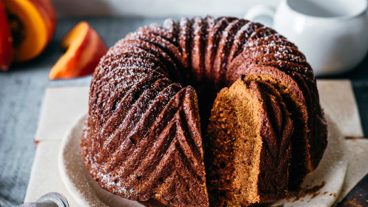 Kürbiskuchen: Thermomix-Rezept für Kürbis-Schoko-Gugelhupf