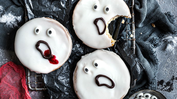 Halloween-Rezept: Schaurige Geister-Amerikaner