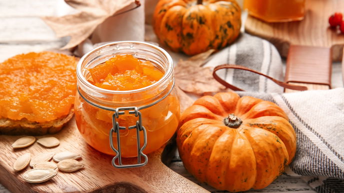 Kürbis-Orangen-Marmelade mit Kardamom