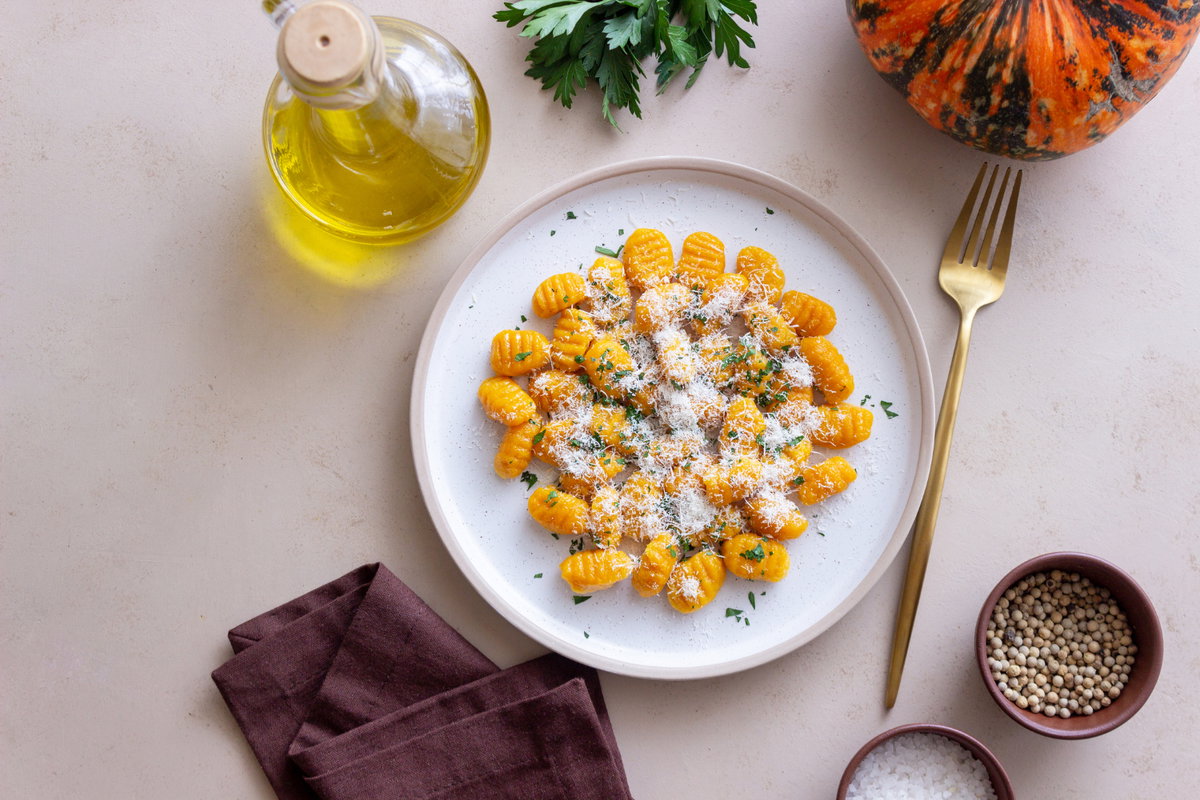 Kürbis-Gnocchi