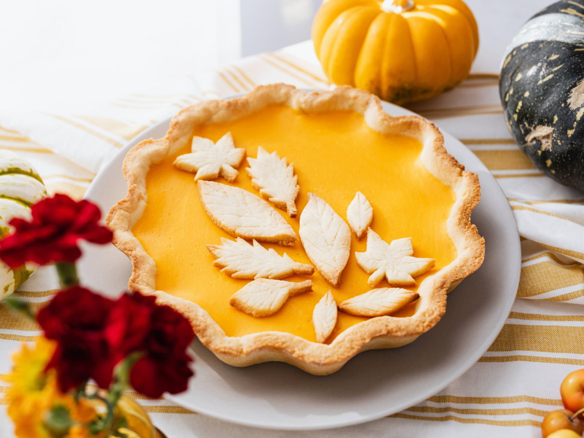 Amerikanischer Pumpkin Pie