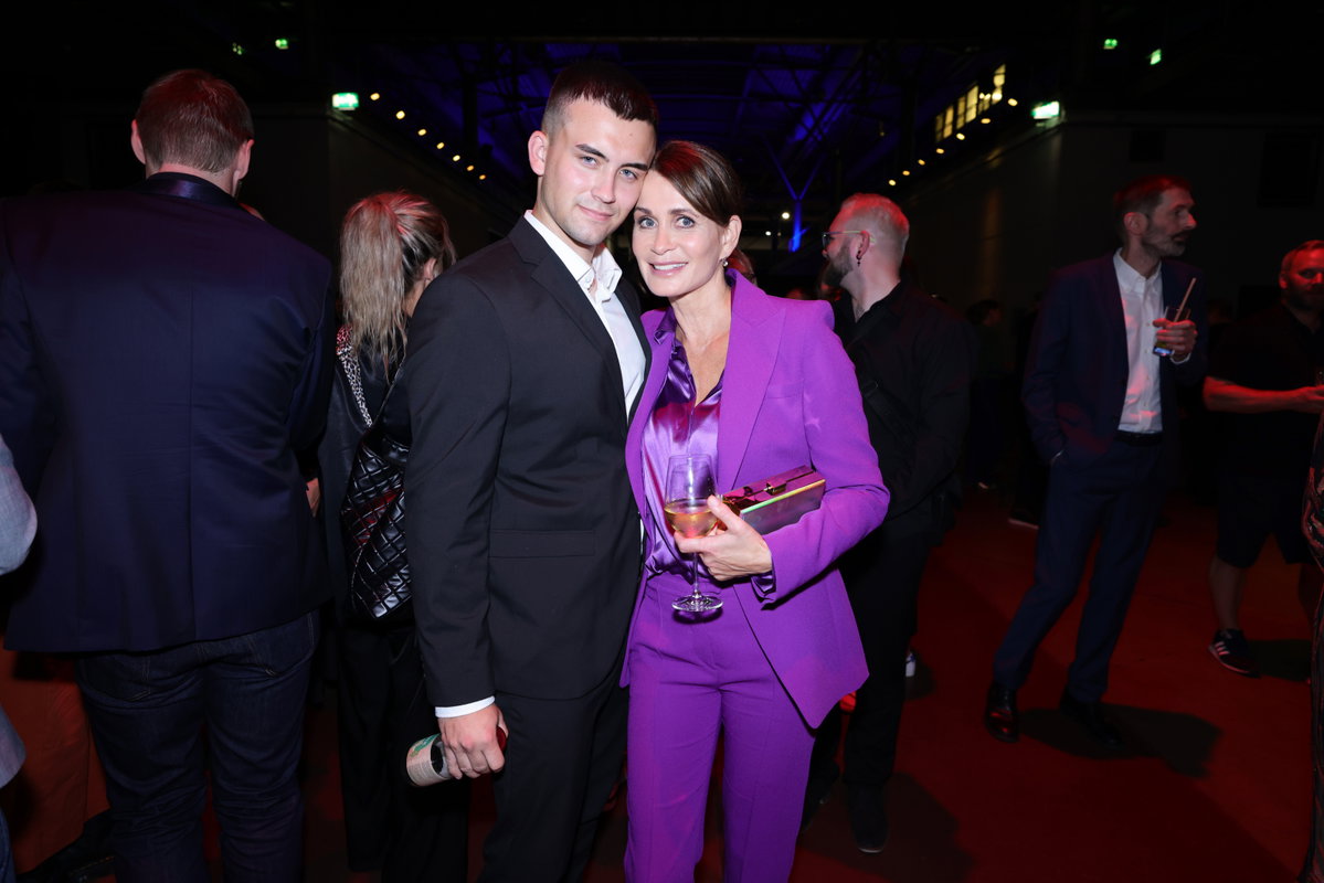 Anja Kling und ihr Sohn