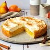 Birnenkuchen mit Pudding nach Omas Geheimrezept