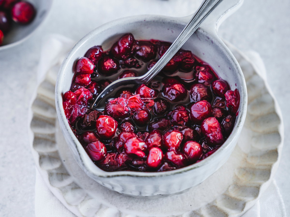 Cranberry Chutney in einer Schale