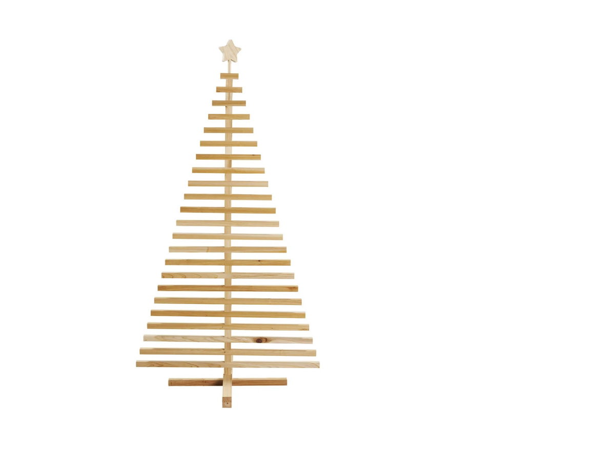 Holz-Tannenbaum von Lidl