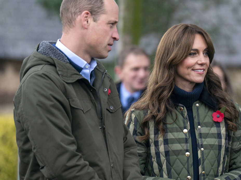 Kate Middleton trägt eine Jacke von Burberry