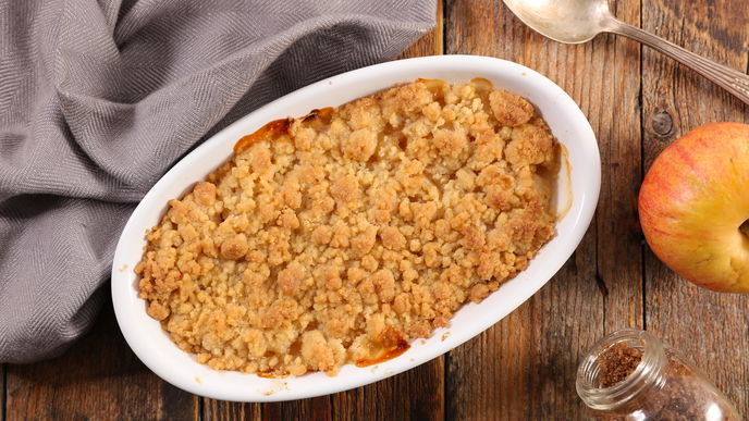 Kürbis Apfel Crumble: Himmlisches Rezept für die warme Nachspeise