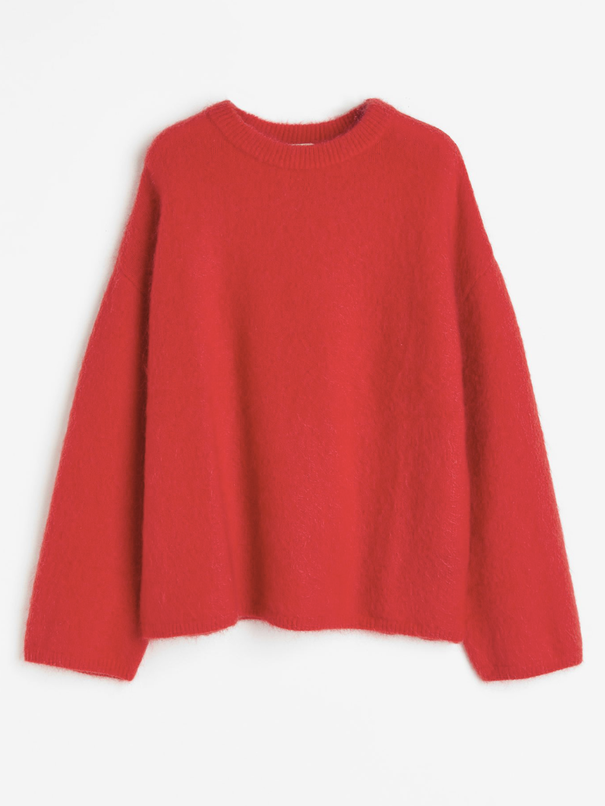 Roter Strickpullover von H&M.