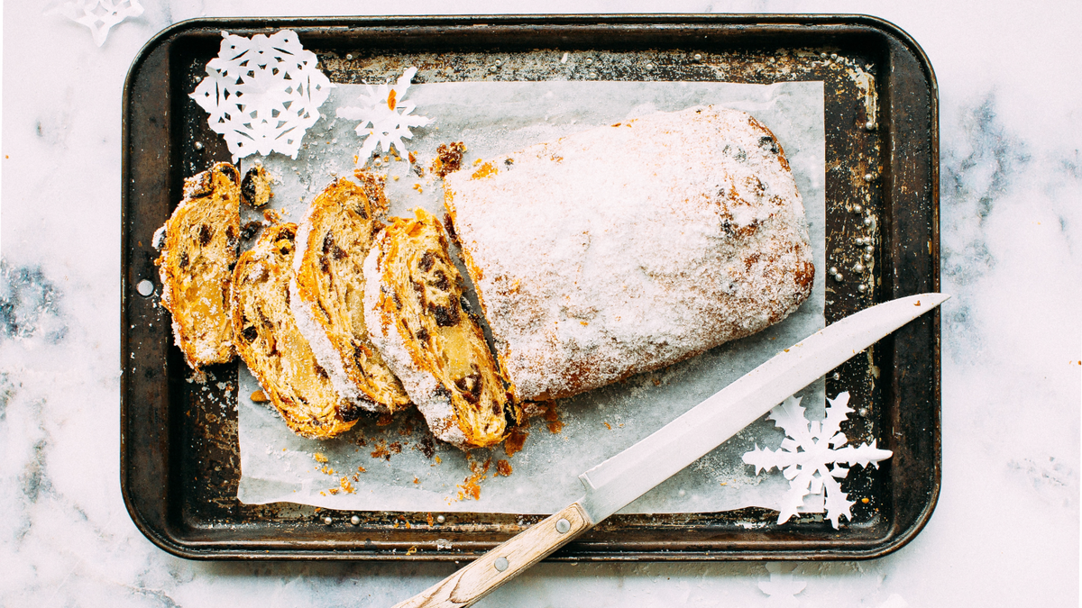 Schneller Christstollen für die Adventszeit