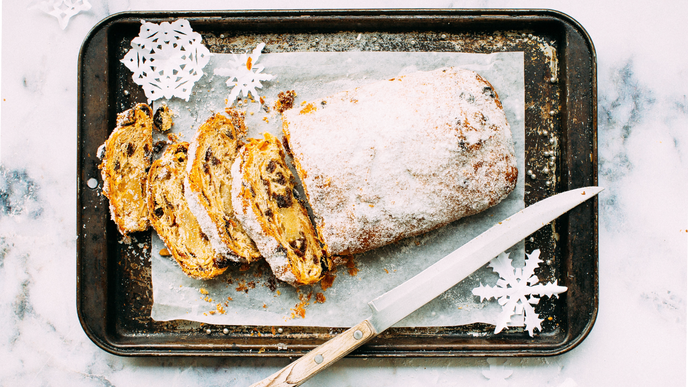 Schneller Christstollen für die Adventszeit