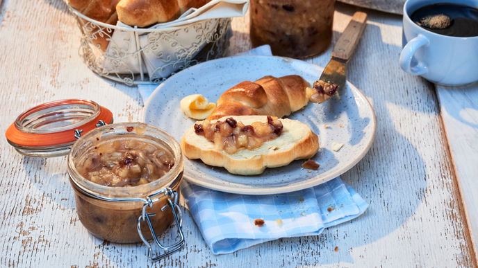 Rezept für weihnachtlichen Bratapfel-Fruchtaufstrich