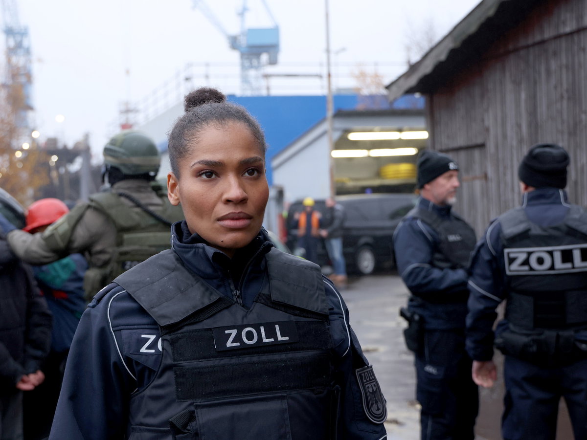 Cynthia Micas als Lisa Cunnigham im "Bremerhaven-Krimi: Tödliche Fracht".