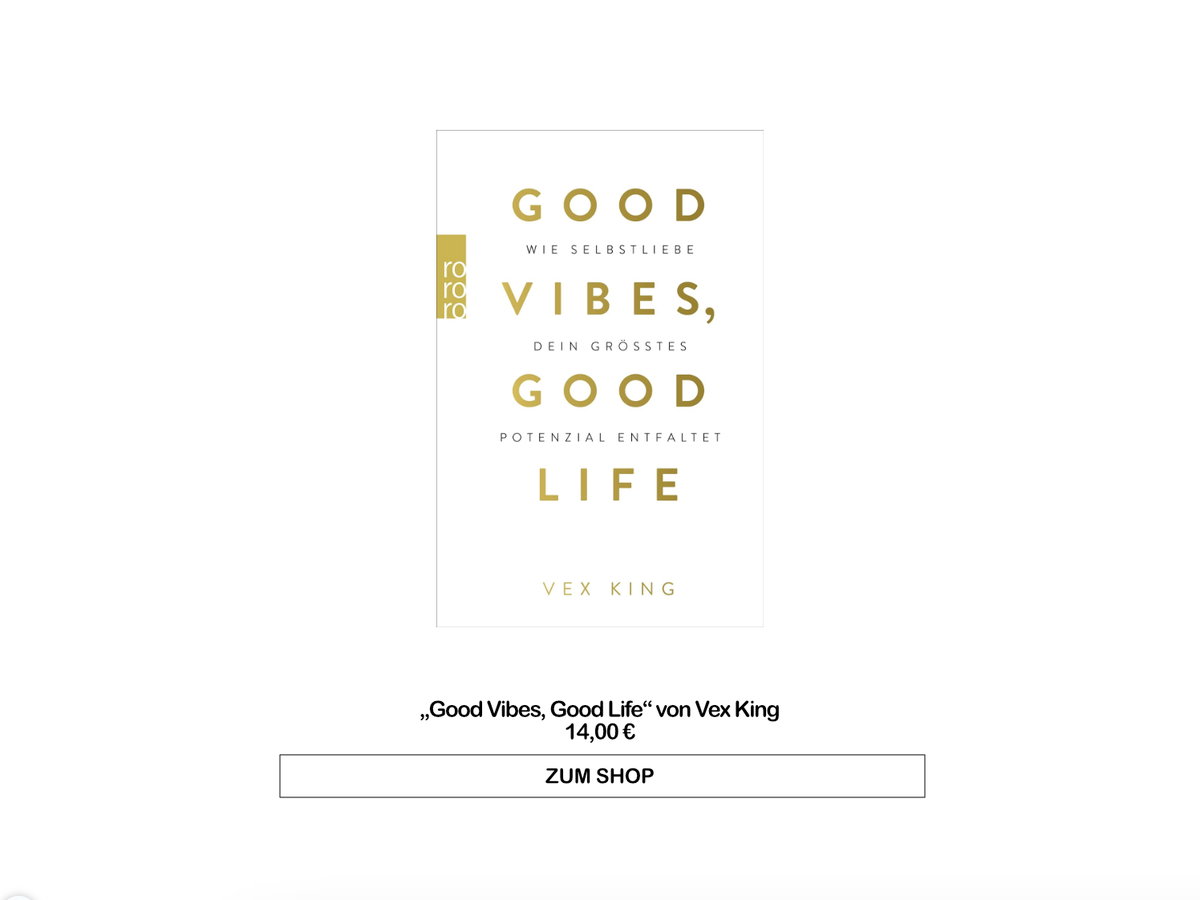 „Good Vibes, Good Life“ von Vex King