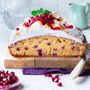 Rezept für Granatapfel-Rührkuchen mit Baiser