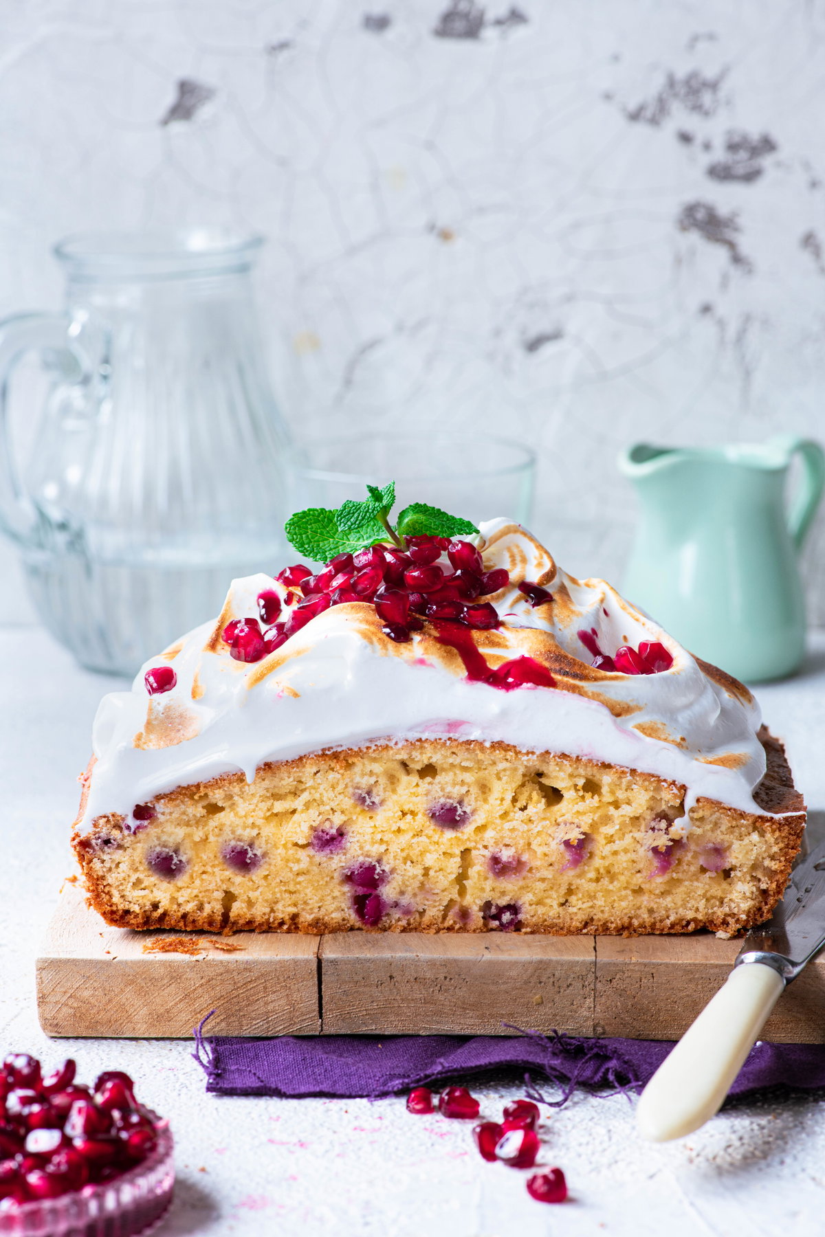 Granatapfel Rührkuchen